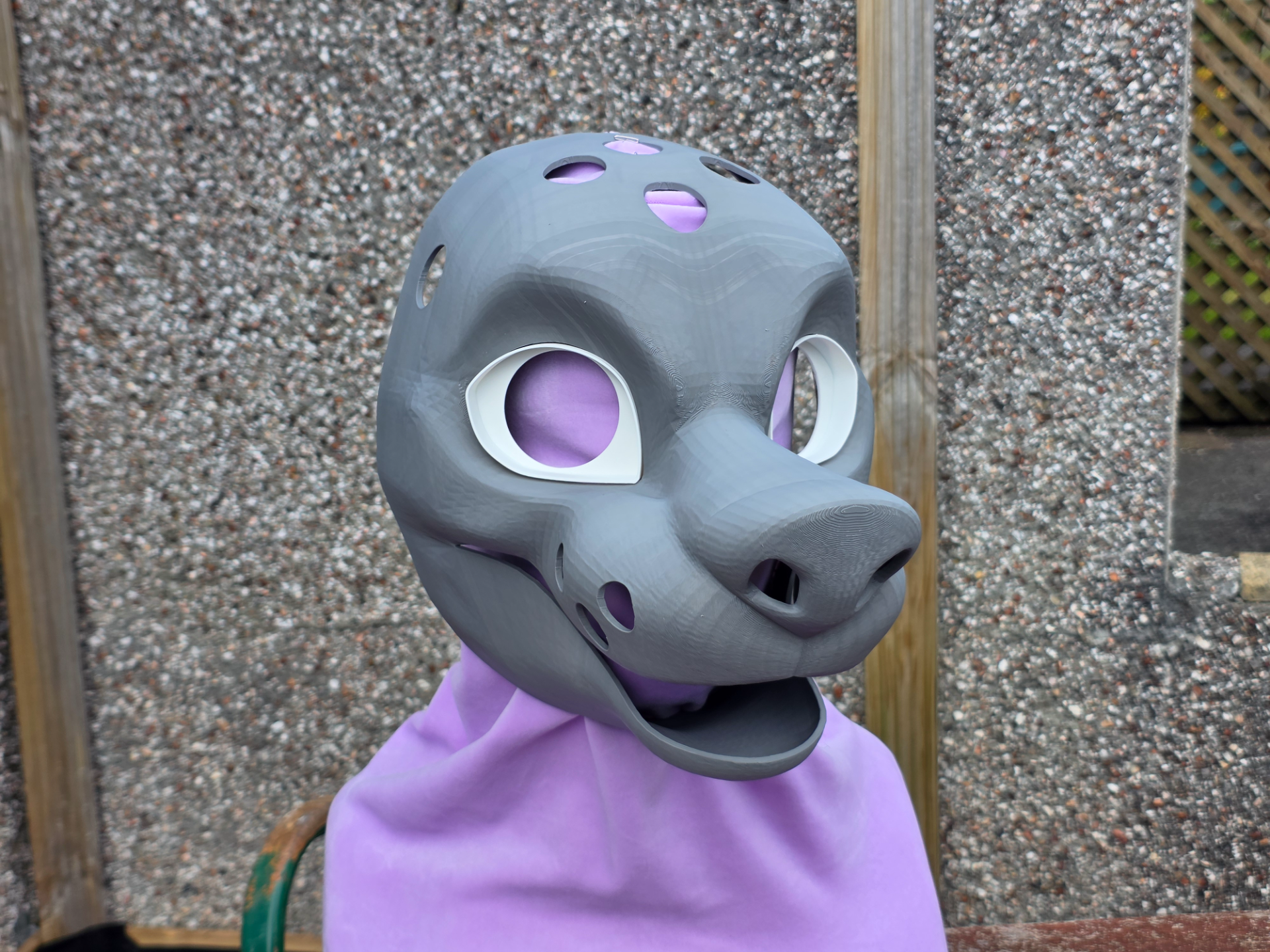 Grumpy Canine Fursuit Headbase - Toony