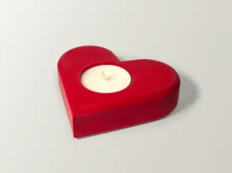 Heart Tealight Holder – Valentine Candle Decor