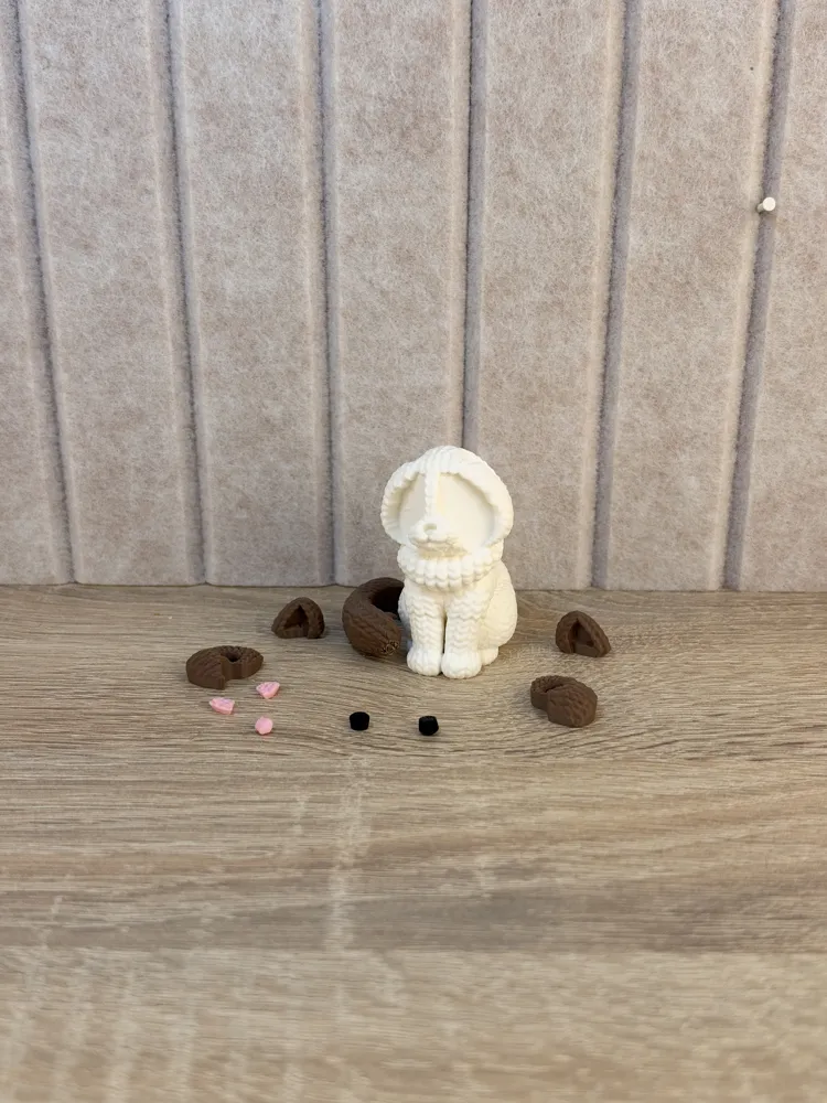 Knitted Ragdoll Cat - Free 3D Print Model - MakerWorld
