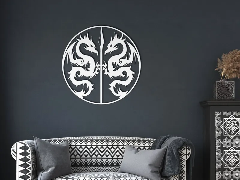 WallArt Dragon 008