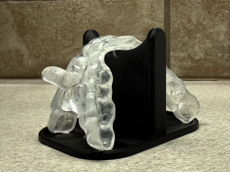 Retainer Tray or Mouth Guard Dryer Stand Storage