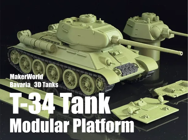 Модулна платформа за танк T-34