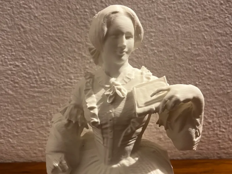 The bust of Charlotte Brontë