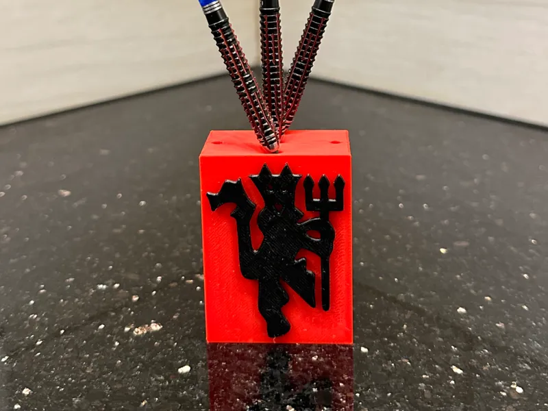 Manchester United dart stand