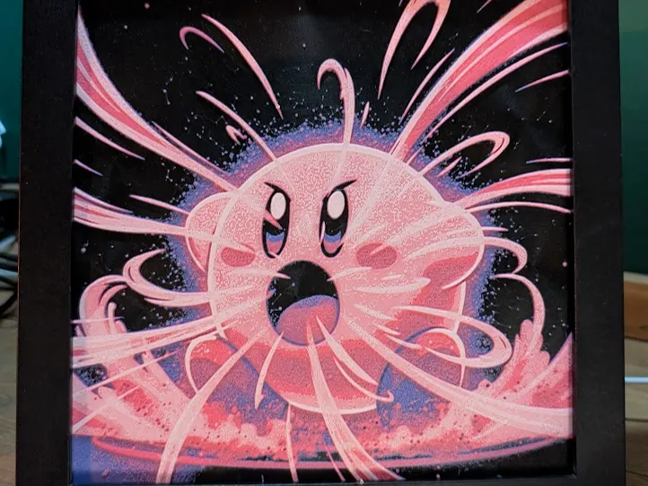 Kirby Wind - Chroma Canvas - Nintendo Fan Art