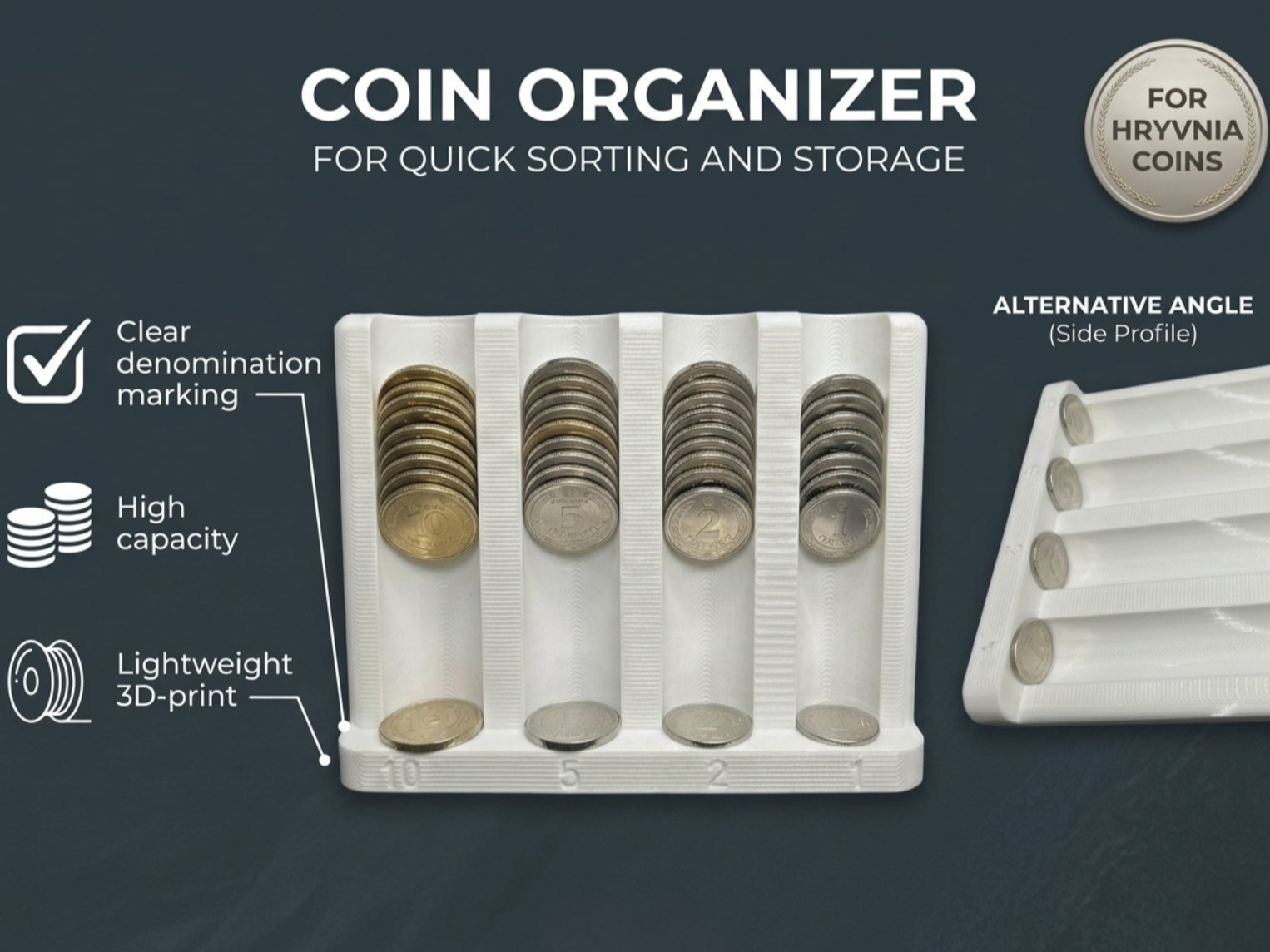 Ukraine Coin Organizer