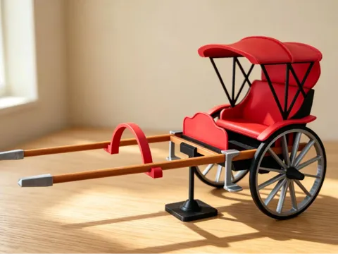 Modelo para impresión 3D: 西部复古马车 — referencia de MakerWorld