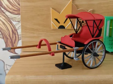 Modelo para impresión 3D: 西部复古马车 — vista de referencia 3