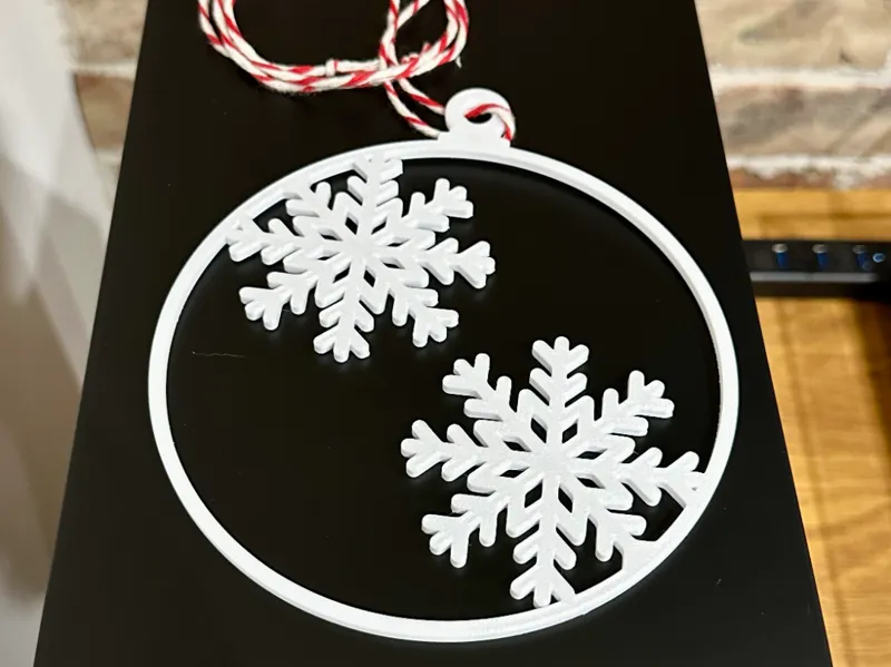 Window decoration - snowflakes