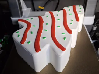 Little Debbie Xmas tree box.