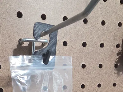 Hanging Tab With Hook for Baggies etc.