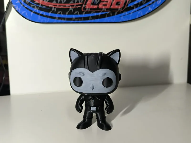 Catwoman Simil Funko da colorare