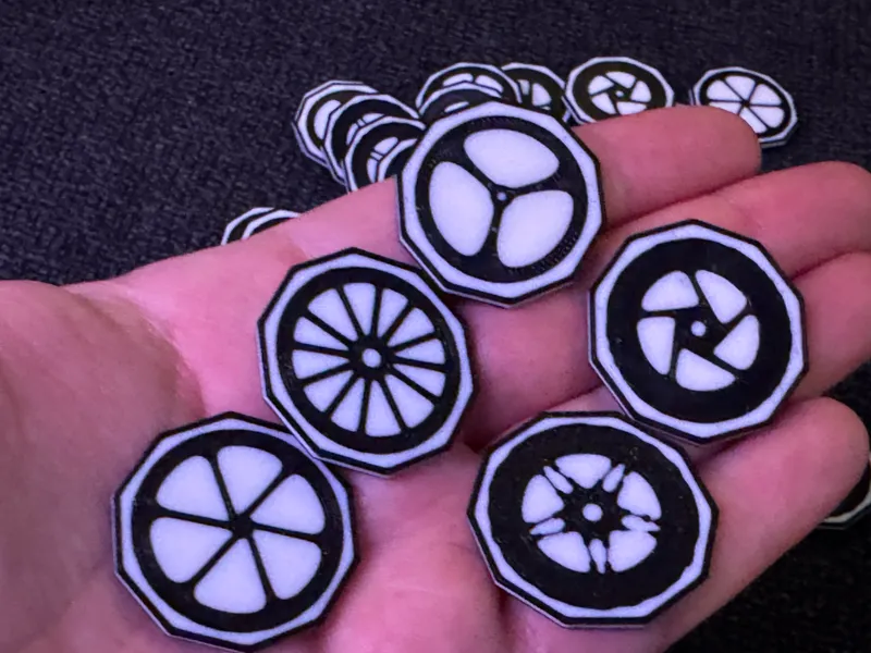 Kids on Bikes Adversity Tokens