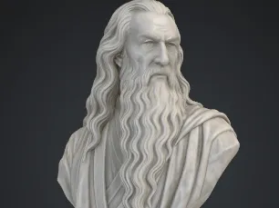 Busto de Gandalf