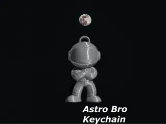 Astro Bro Keychain