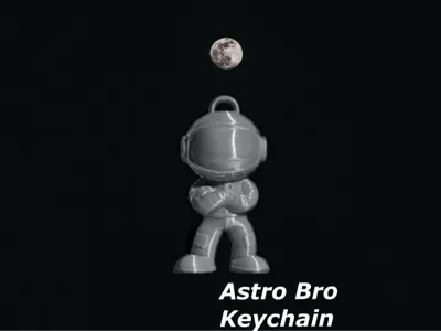 Astro Bro Keychain