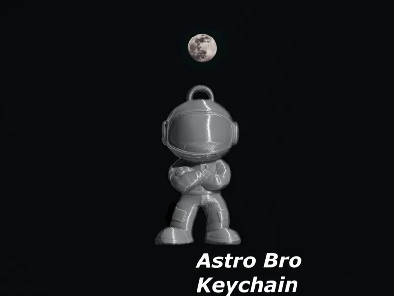 Astro Bro Keychain