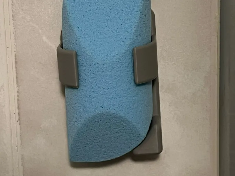 pumice holder for shower