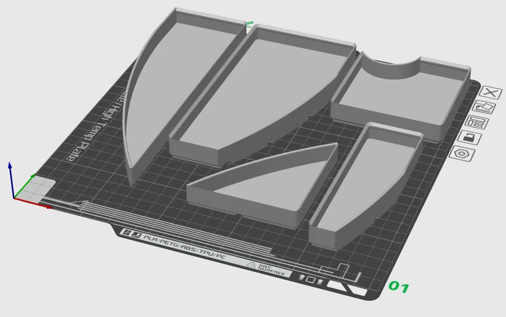 Bambulab X1-P1 Rotating drawer for Gridfinity Grid by MrtAlways ...