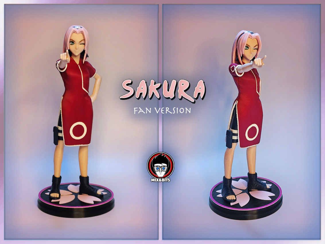 Thank you 20k! Sakura fanart! (30,5 cm tall)