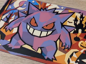 Marco decorativo: Gengar Halloween Hueforge & Frame — vista de referencia 4