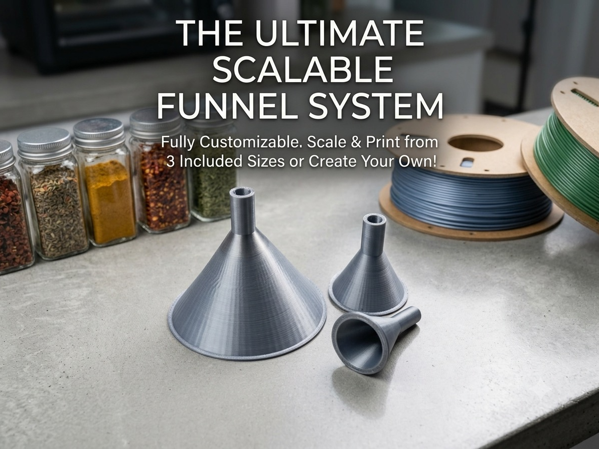 Ultimate Universal Funnel Full Parametric Trichter