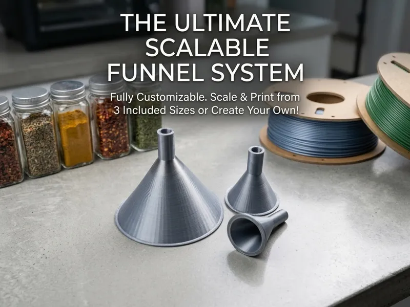 Ultimate Universal Funnel Full Parametric Trichter