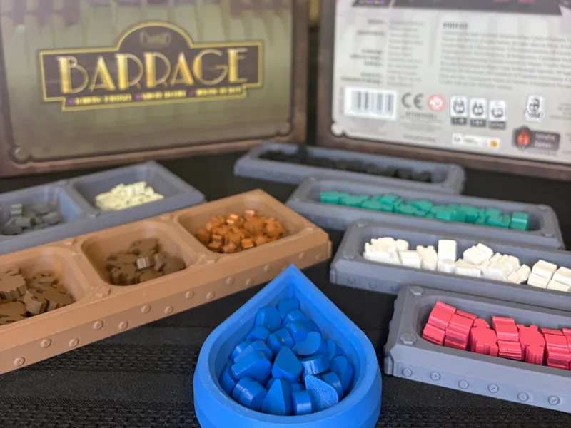Barrage Board Game - Trays