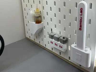 Pegboard Organizer /Ikea Skadis Oil & Cotton buds