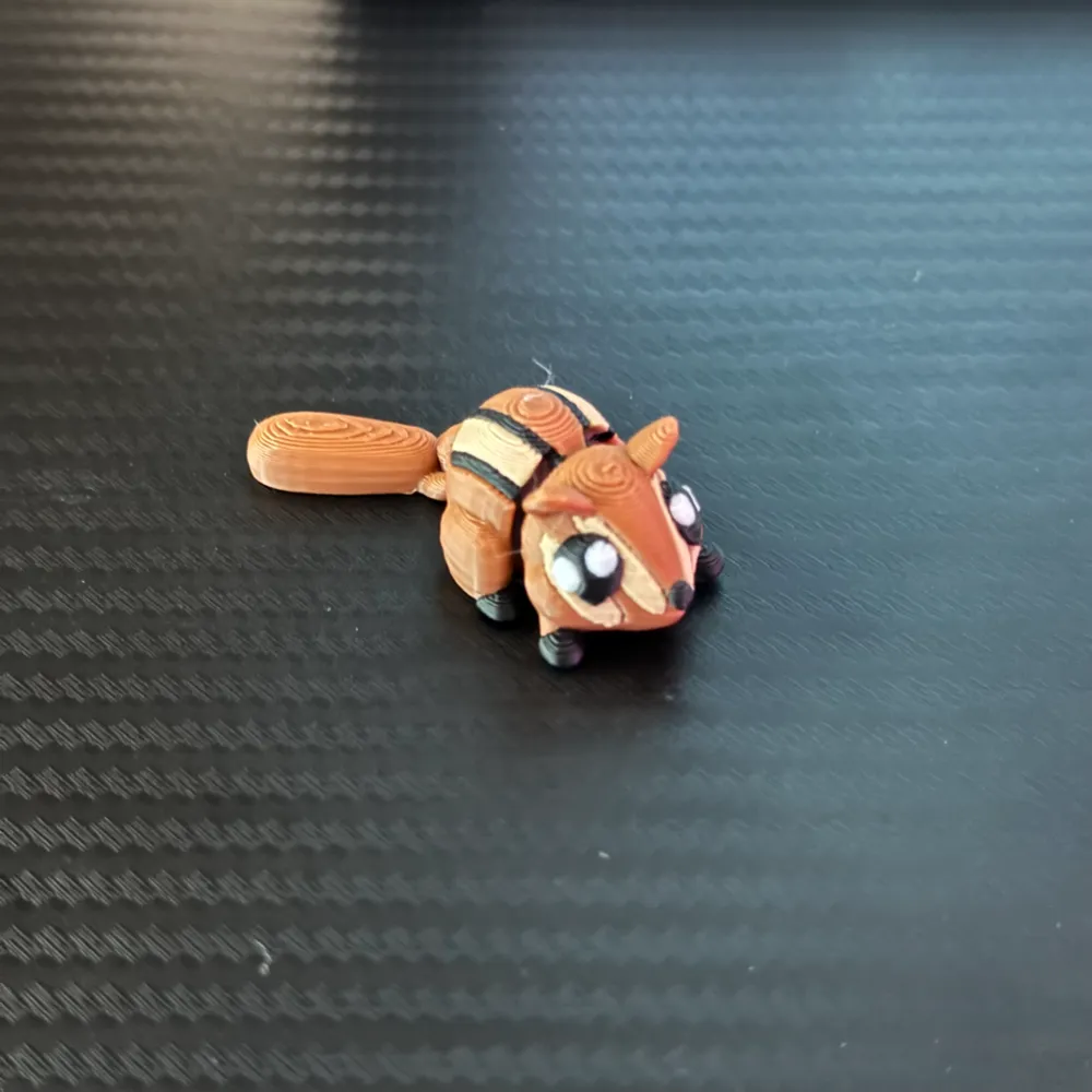 Articulated Cute Chipmunk - Free 3D Print Model - MakerWorld