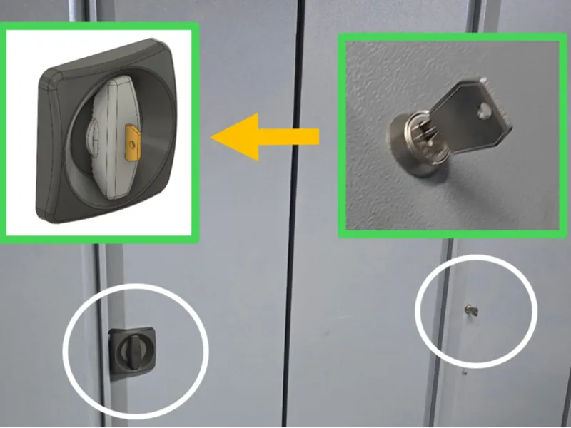 Universal Euro Locks Key to Panel Lock