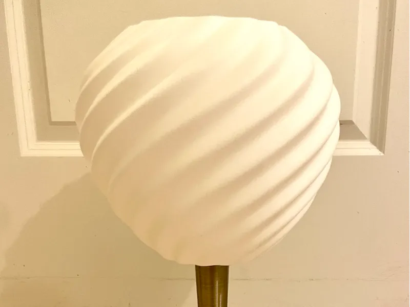 Soft Swirl Lamp