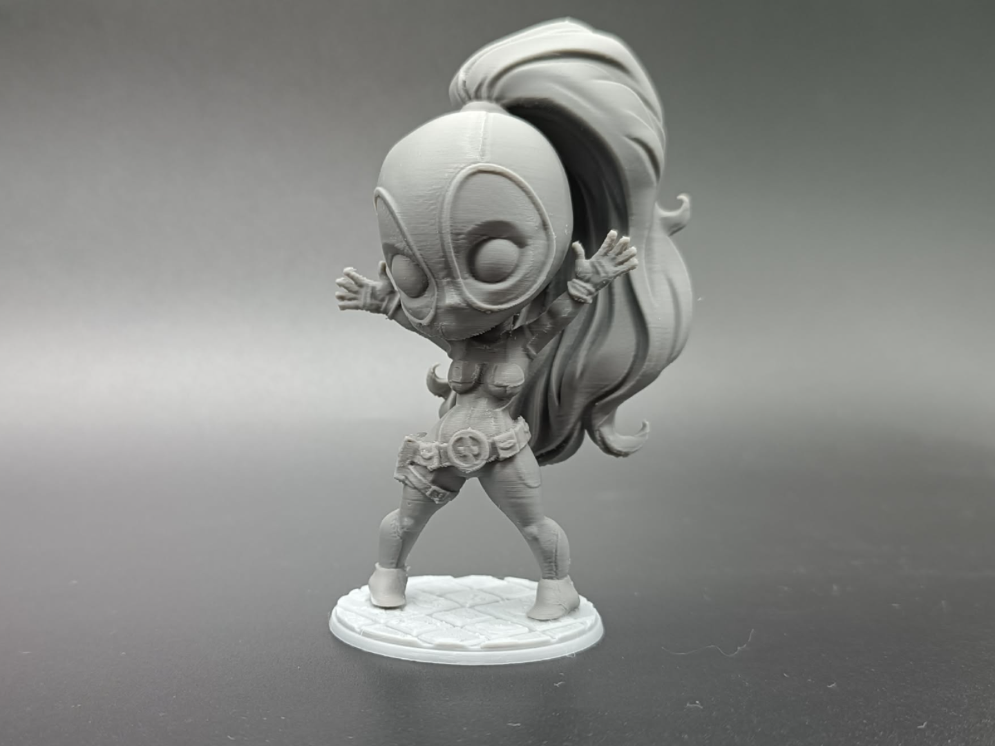 Cute Chibi Lady Deadpool
