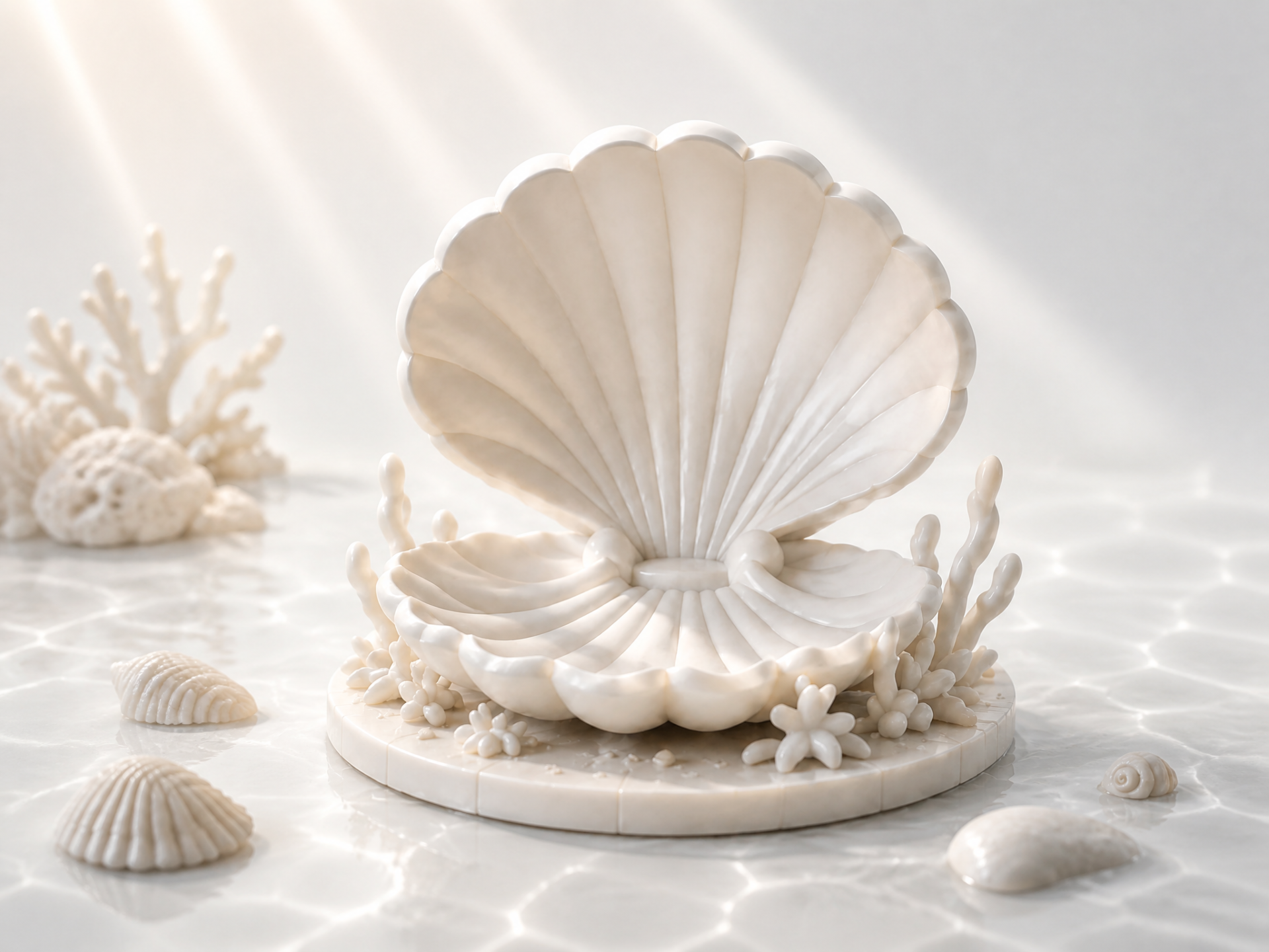 海底贝壳摆件 Ocean Shell Decor