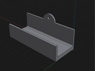 3-way power strip mount behind TV 