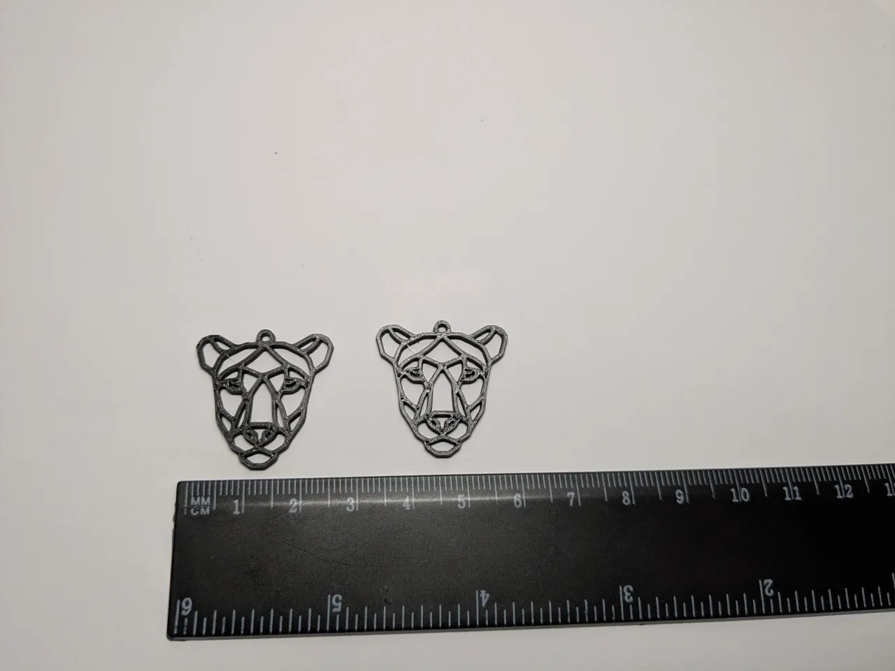 Panther earrings-design tutorial & commercial use view 4