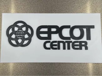 Epcot Center Original Logo (1982–1994) 8.3mm Sign