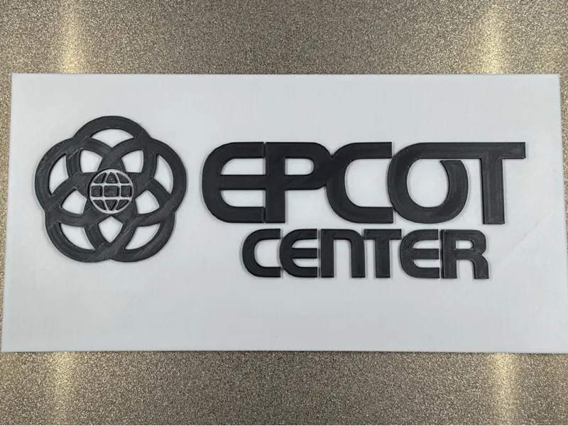 Epcot Center Original Logo (1982–1994)  8.3mm Sign