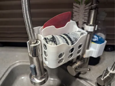 Sponge and scraper holder
