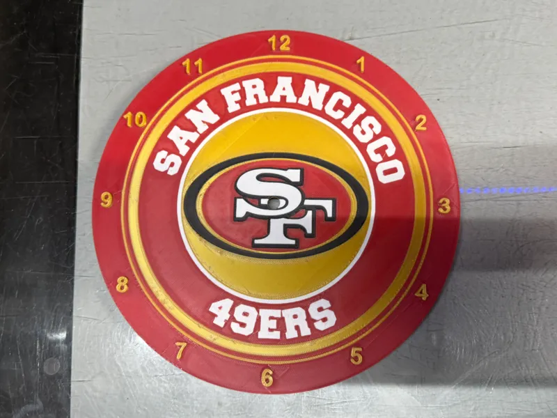 San Francisco 49ers Clock 2