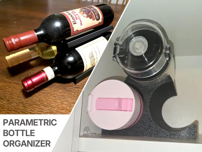 Parametric Wine/Tall Bottle Organizer