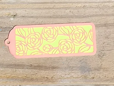 Rose bookmark