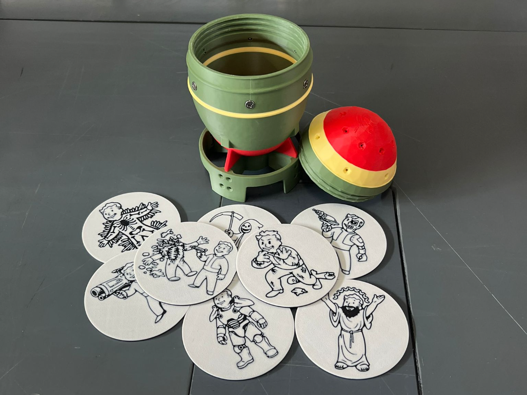 Sottobicchieri Vault Style – Ispirazione Fallout