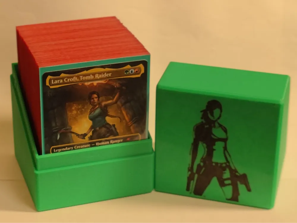 mtg lara croft commander deck Deckbox | Boulder - Free 3D Print Model exile up to one target legendary artifact card or legendary land card from a graveyard and put a discovery counter on it Lara Croft, Tomb Raider -