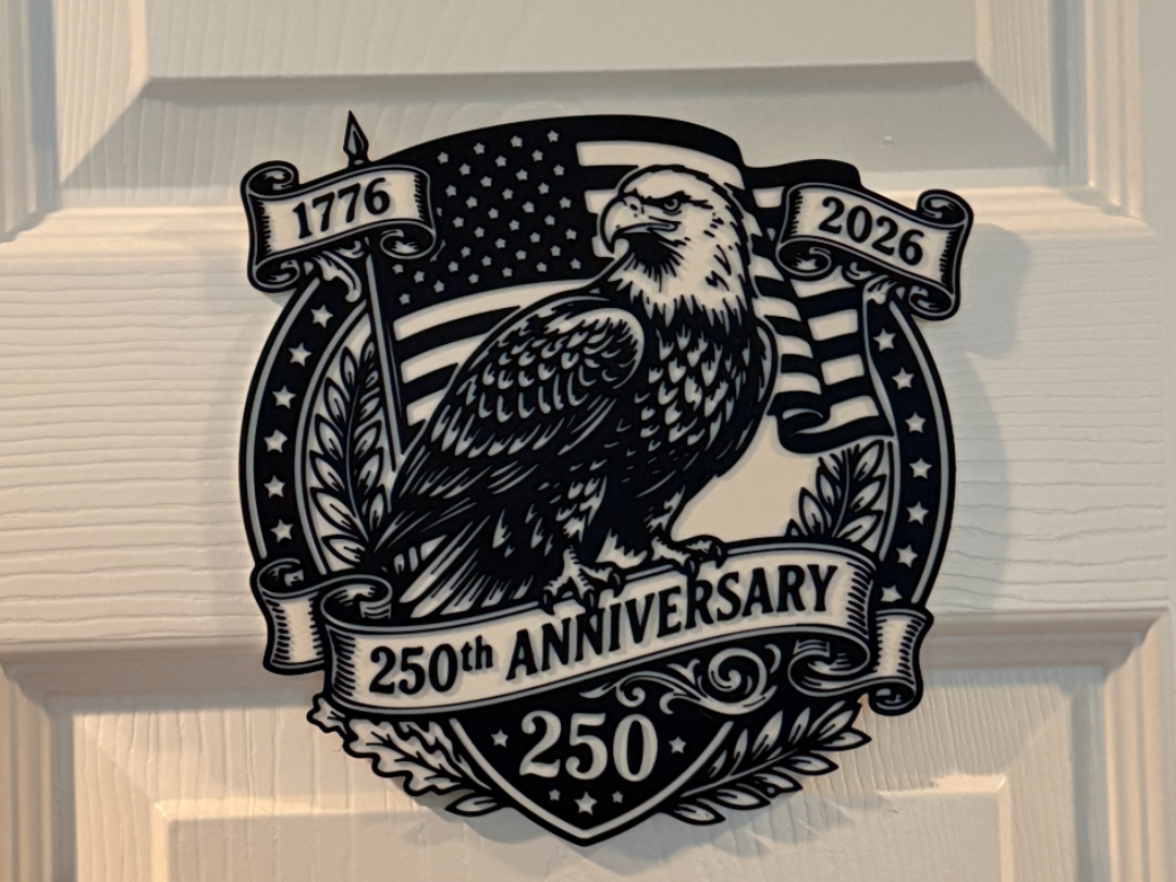 250 YEARS OF FREEDOM WALL ART 1776-2026