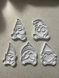 Emporte-pièces et tampons Gnomes de Noël — photo 1