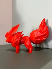 Flareon low poly — photo 2