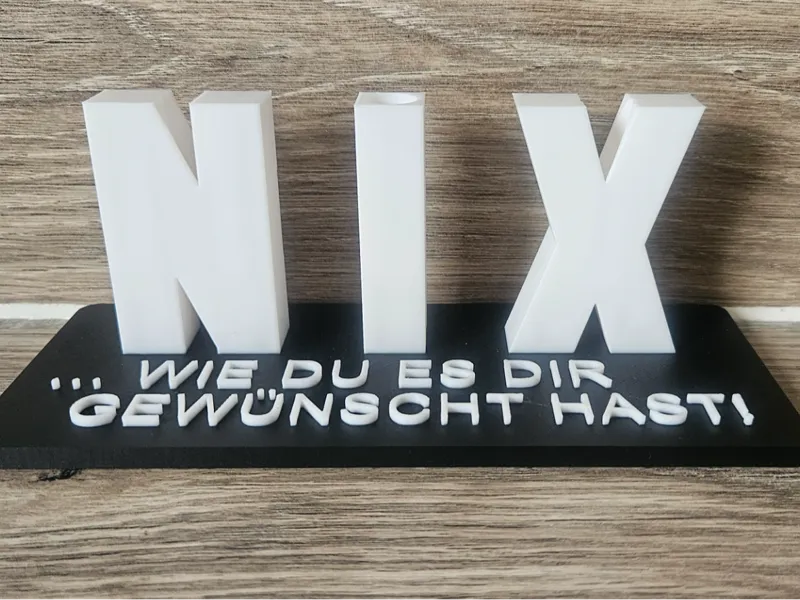 Nichts Schild