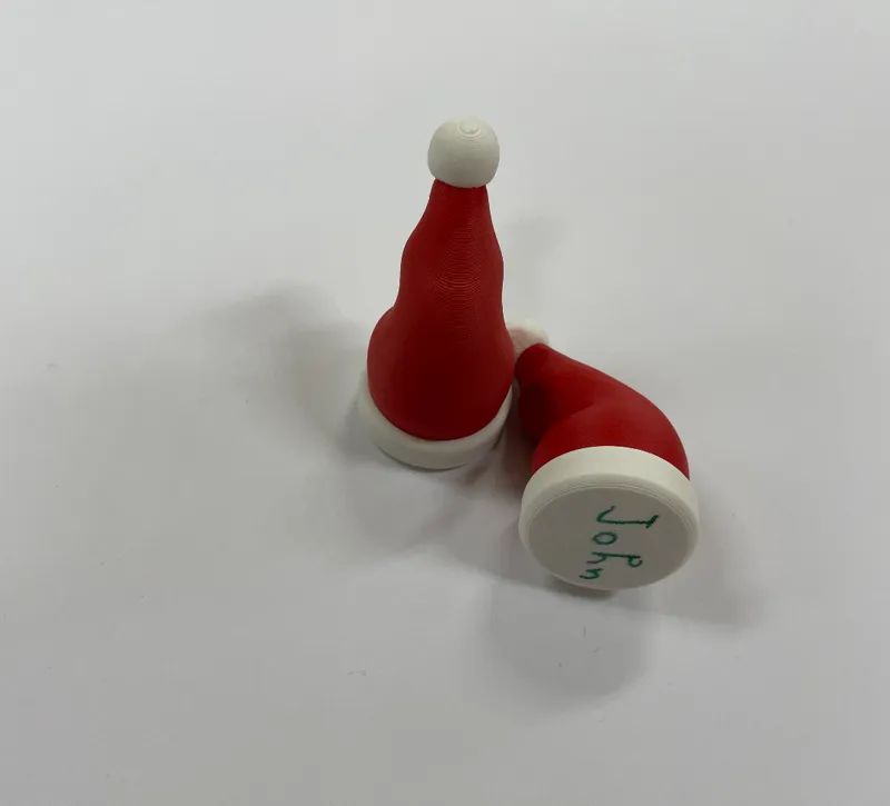 Chapeau pour les places à table - Repas de Noel