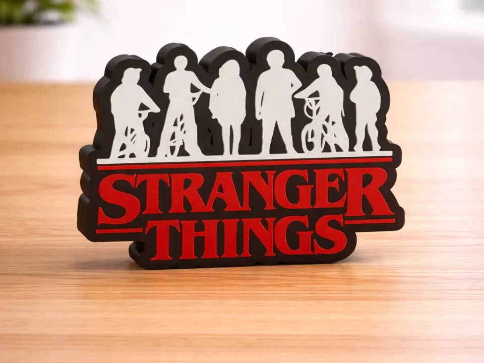 Stranger Things Logo - Free 3D Print Model - MakerWorld